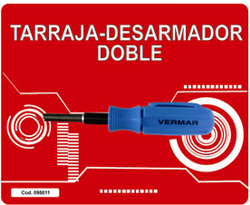 Tarraja-Desarmador Doble